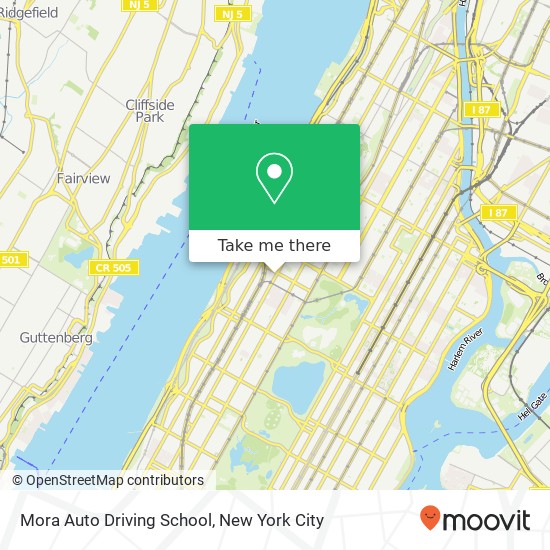 Mora Auto Driving School map