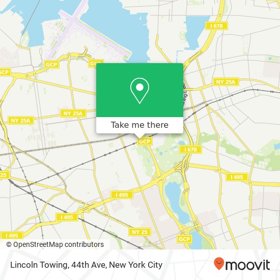 Mapa de Lincoln Towing, 44th Ave