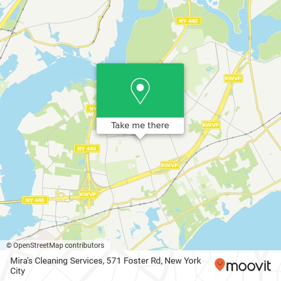 Mapa de Mira's Cleaning Services, 571 Foster Rd