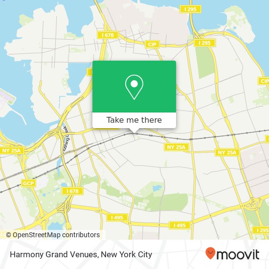 Mapa de Harmony Grand Venues