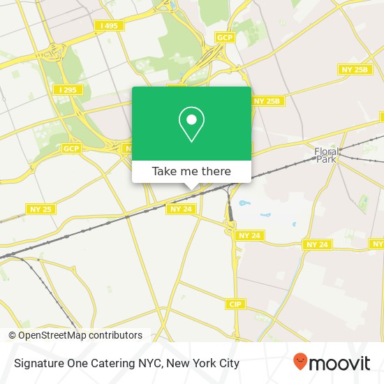 Signature One Catering NYC map