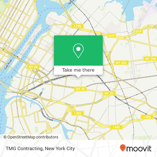 TMG Contracting map