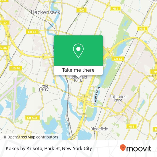 Mapa de Kakes by Krisota, Park St