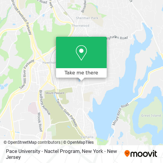 Pace University - Nactel Program map