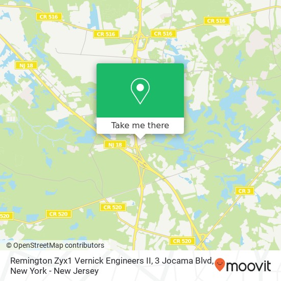 Remington Zyx1 Vernick Engineers II, 3 Jocama Blvd map
