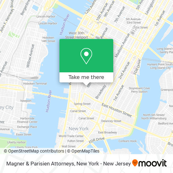 Mapa de Magner & Parisien Attorneys