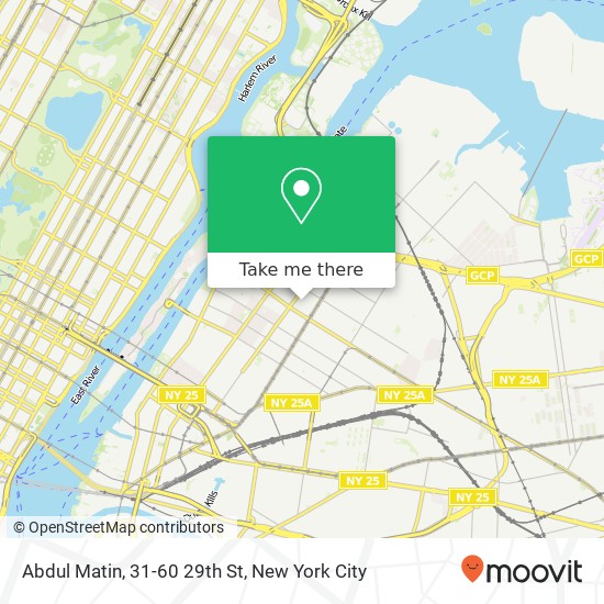 Mapa de Abdul Matin, 31-60 29th St