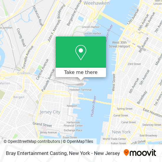 Mapa de Bray Entertainment Casting