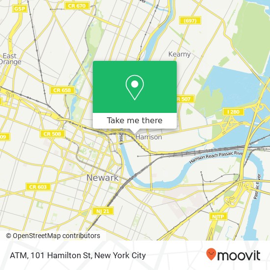 Mapa de ATM, 101 Hamilton St