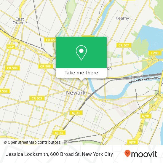 Jessica Locksmith, 600 Broad St map