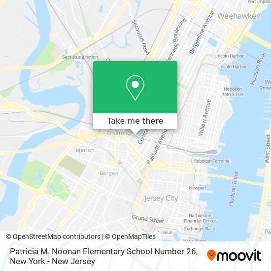 Patricia M. Noonan Elementary School Number 26 map