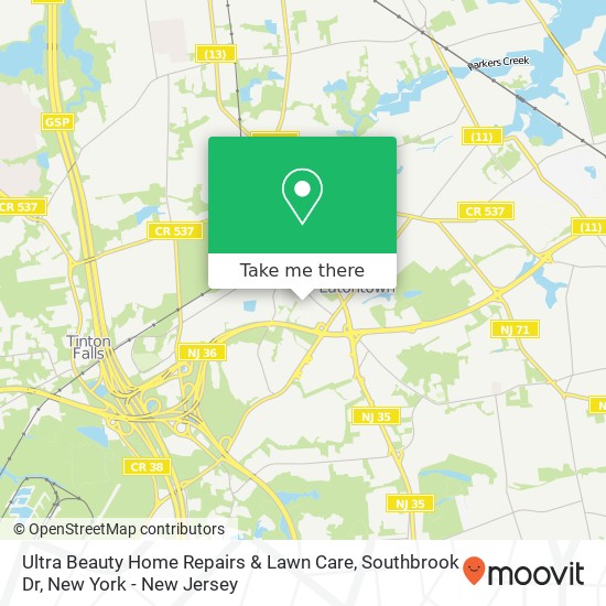 Mapa de Ultra Beauty Home Repairs & Lawn Care, Southbrook Dr