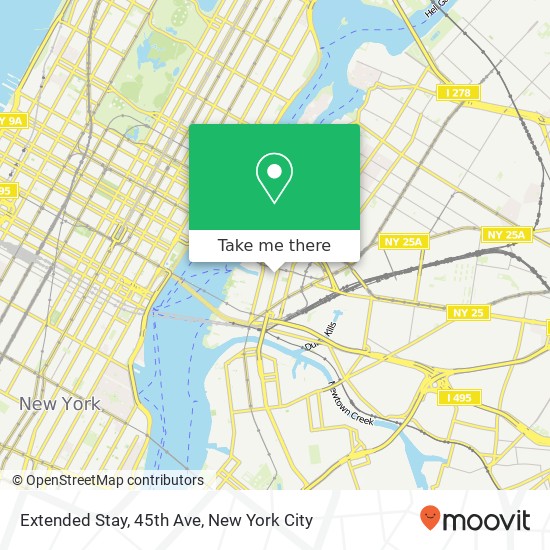 Extended Stay, 45th Ave map