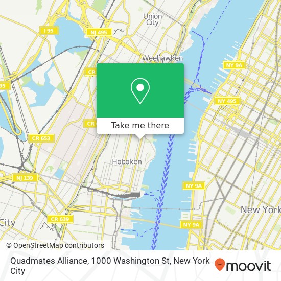 Mapa de Quadmates Alliance, 1000 Washington St