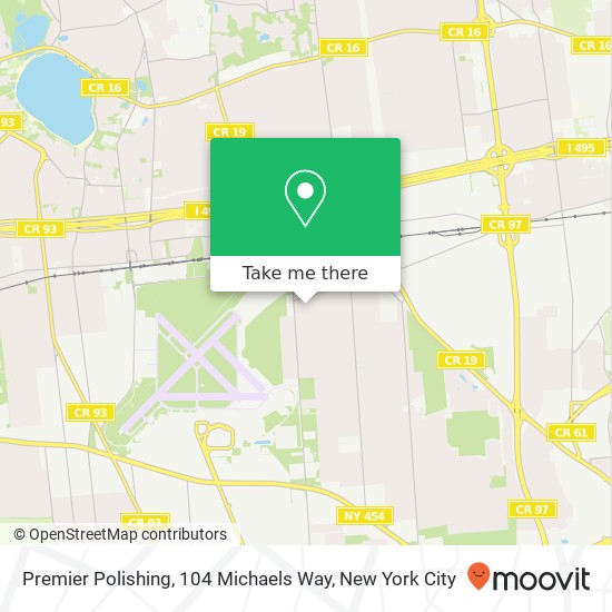 Mapa de Premier Polishing, 104 Michaels Way