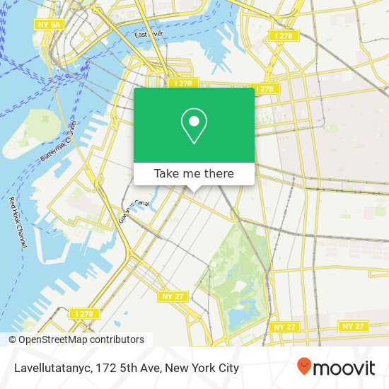 Lavellutatanyc, 172 5th Ave map