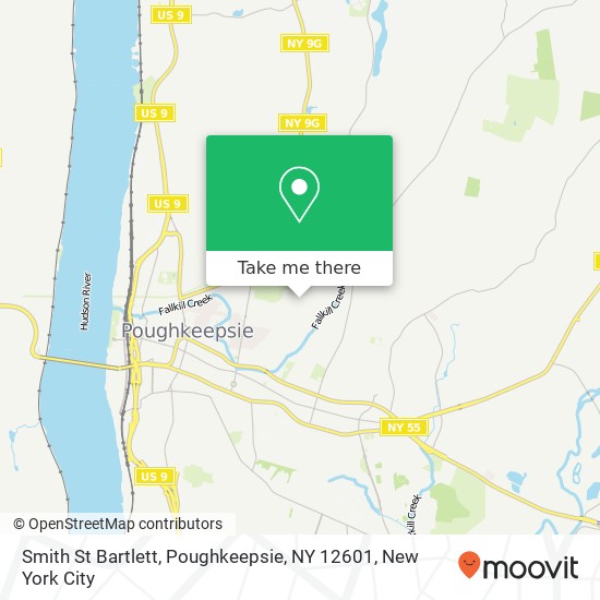 Smith St Bartlett, Poughkeepsie, NY 12601 map