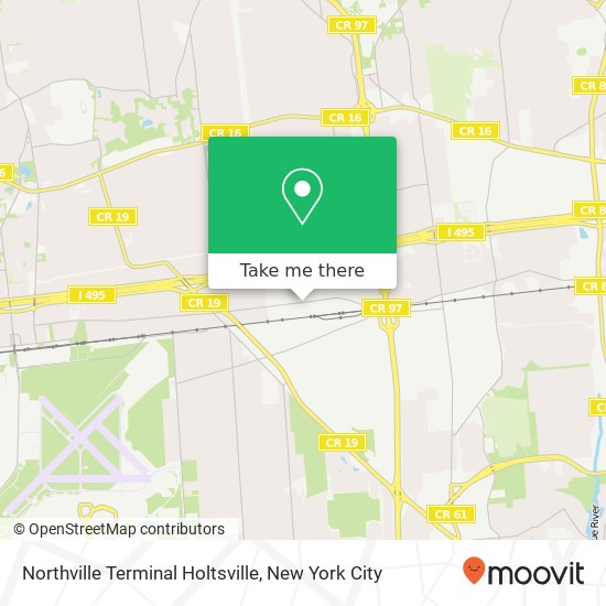 Mapa de Northville Terminal Holtsville