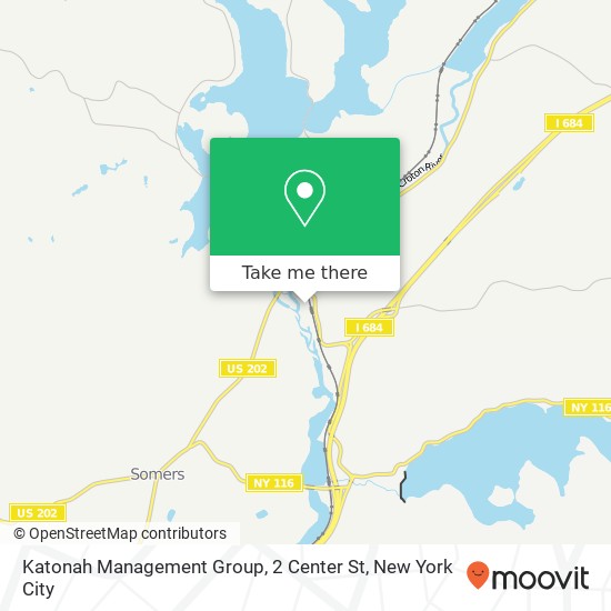 Mapa de Katonah Management Group, 2 Center St
