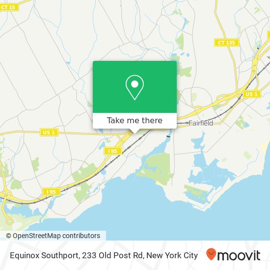 Equinox Southport, 233 Old Post Rd map