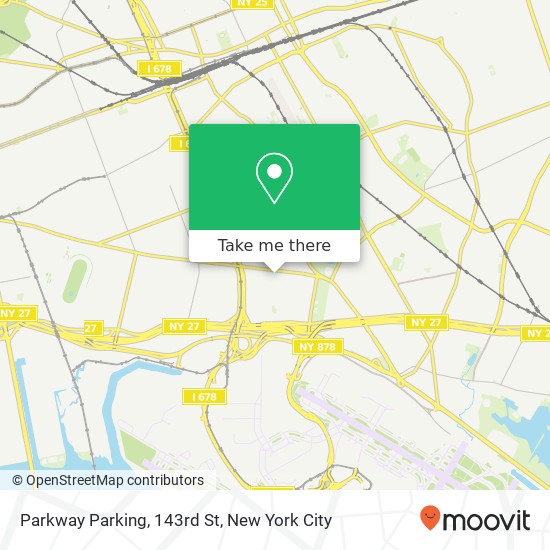 Parkway Parking, 143rd St map