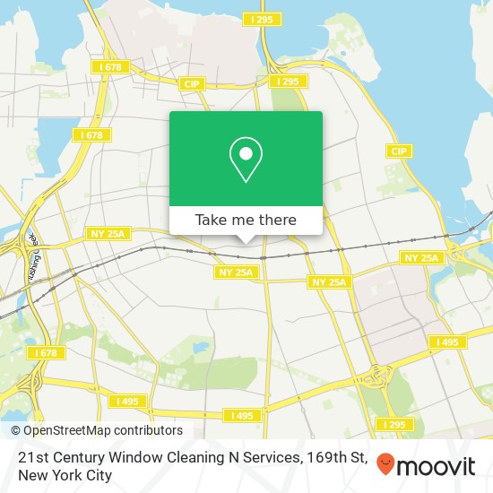 Mapa de 21st Century Window Cleaning N Services, 169th St
