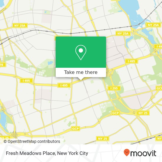 Fresh Meadows Place map