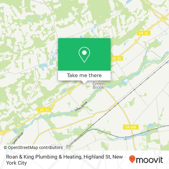 Roan & King Plumbing & Heating, Highland St map