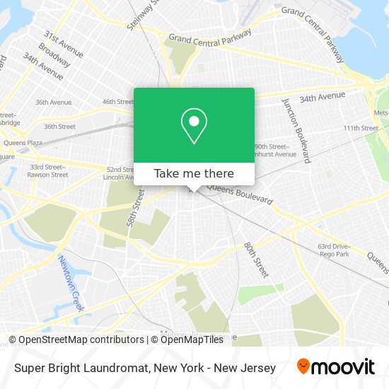 Super Bright Laundromat map