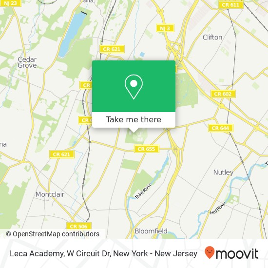 Mapa de Leca Academy, W Circuit Dr