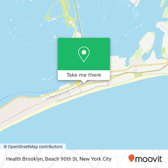 Health Brooklyn, Beach 90th St map