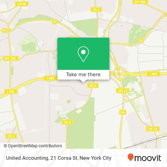 United Accounting, 21 Corsa St map