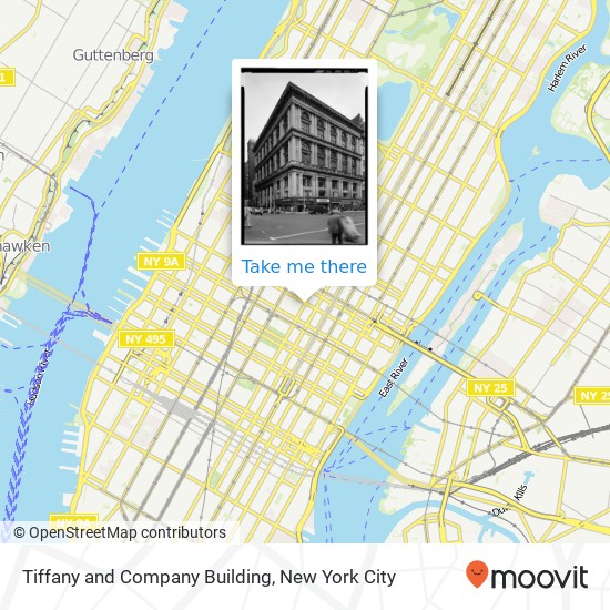 Mapa de Tiffany and Company Building