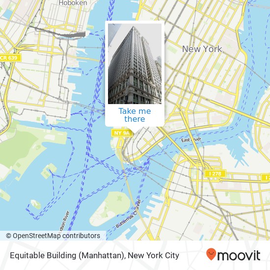 Equitable Building (Manhattan) map