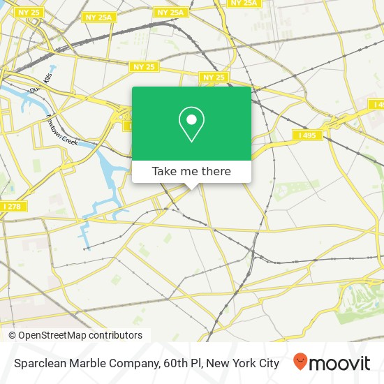 Mapa de Sparclean Marble Company, 60th Pl