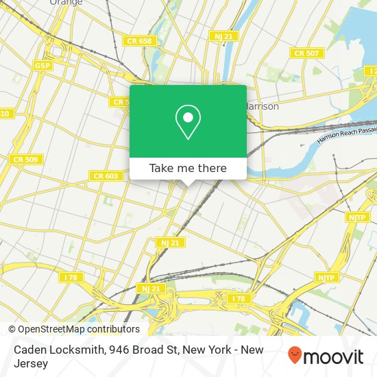 Caden Locksmith, 946 Broad St map