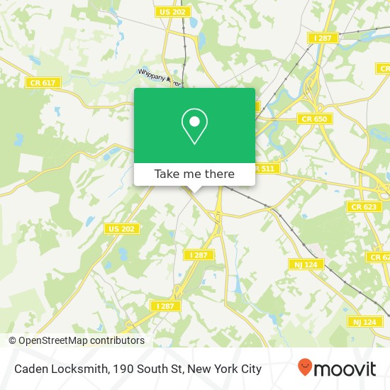 Mapa de Caden Locksmith, 190 South St