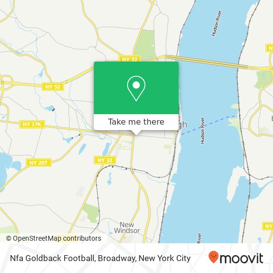 Mapa de Nfa Goldback Football, Broadway