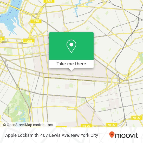 Apple Locksmith, 407 Lewis Ave map