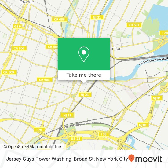 Mapa de Jersey Guys Power Washing, Broad St