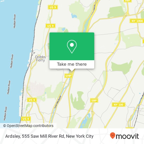 Mapa de Ardsley, 555 Saw Mill River Rd