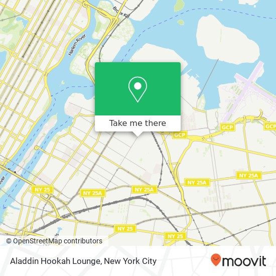 Aladdin Hookah Lounge map