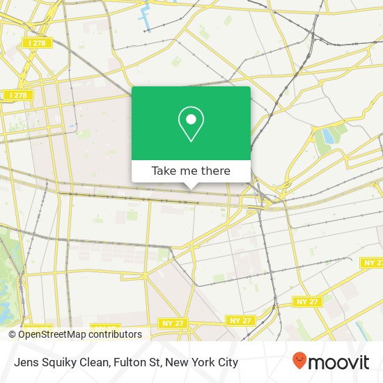 Mapa de Jens Squiky Clean, Fulton St