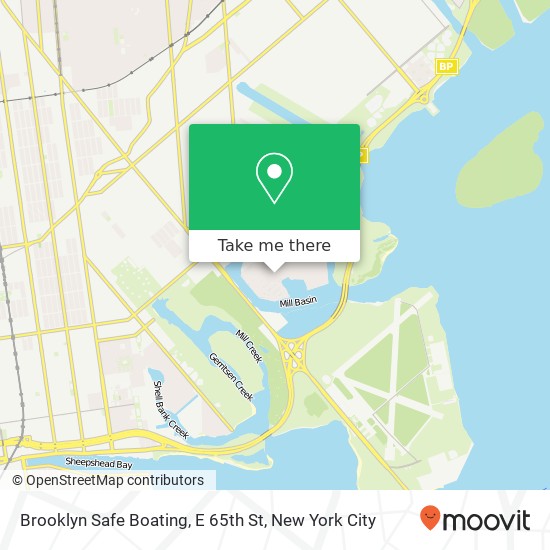 Brooklyn Safe Boating, E 65th St map