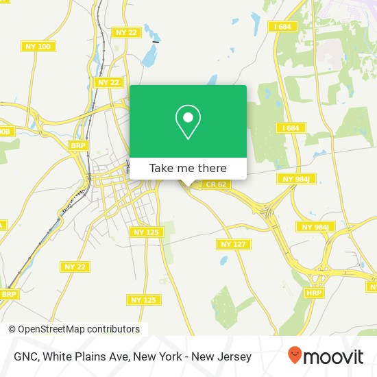 GNC, White Plains Ave map