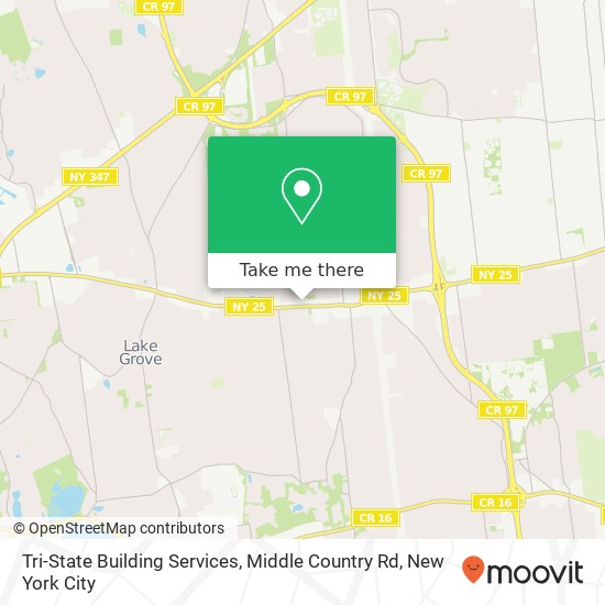 Mapa de Tri-State Building Services, Middle Country Rd