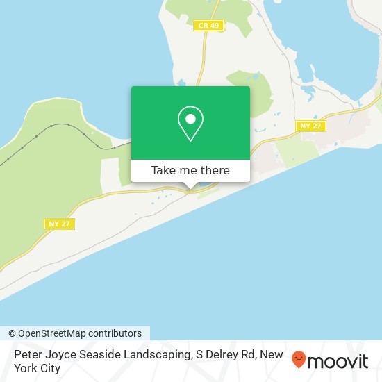 Peter Joyce Seaside Landscaping, S Delrey Rd map