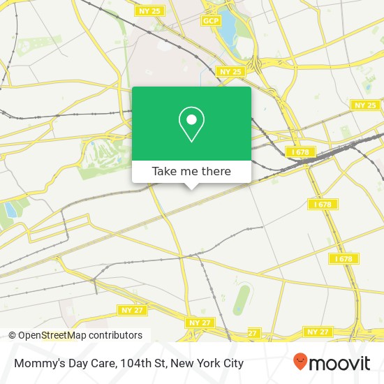 Mapa de Mommy's Day Care, 104th St