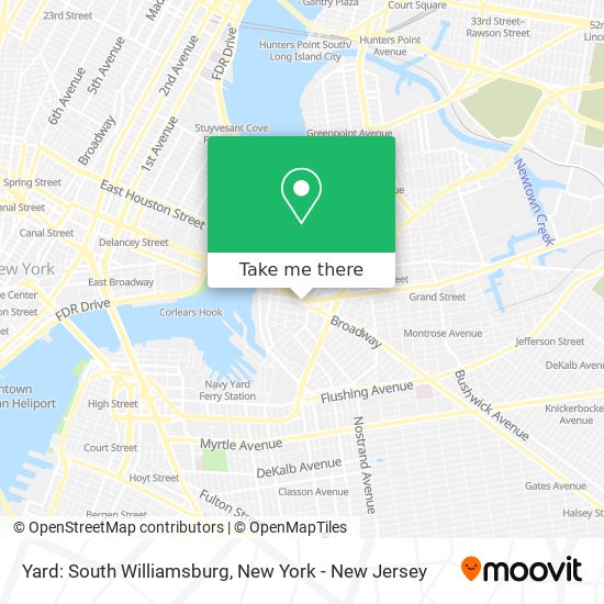 Mapa de Yard: South Williamsburg