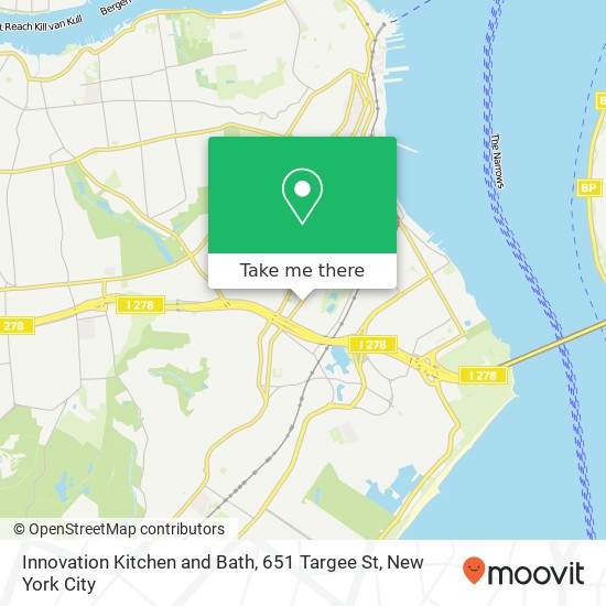 Innovation Kitchen and Bath, 651 Targee St map